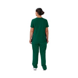 Staten AVE Women's Yoga-Style Scrub Tops with Zipper Pockets (Style 4865)