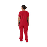 Staten AVE Women's Yoga-Style Scrub Tops with Zipper Pockets (Style 4865)
