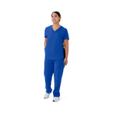 Staten AVE Women's Yoga-Style Scrub Tops with Zipper Pockets (Style 4865)
