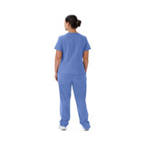 Brooklyn AVE Women's Mock Wrap 2-Pocket Scrub Tops (Style 48787)