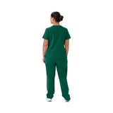 Brooklyn AVE Women's Mock Wrap 2-Pocket Scrub Tops (Style 48787)