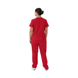 Brooklyn AVE Women's Mock Wrap 2-Pocket Scrub Tops (Style 48787)