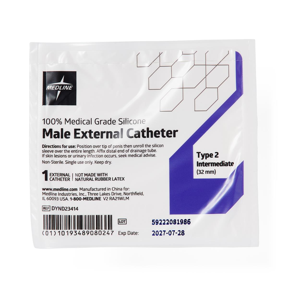 Exo-Cath® 100% Silicone Male External Catheters