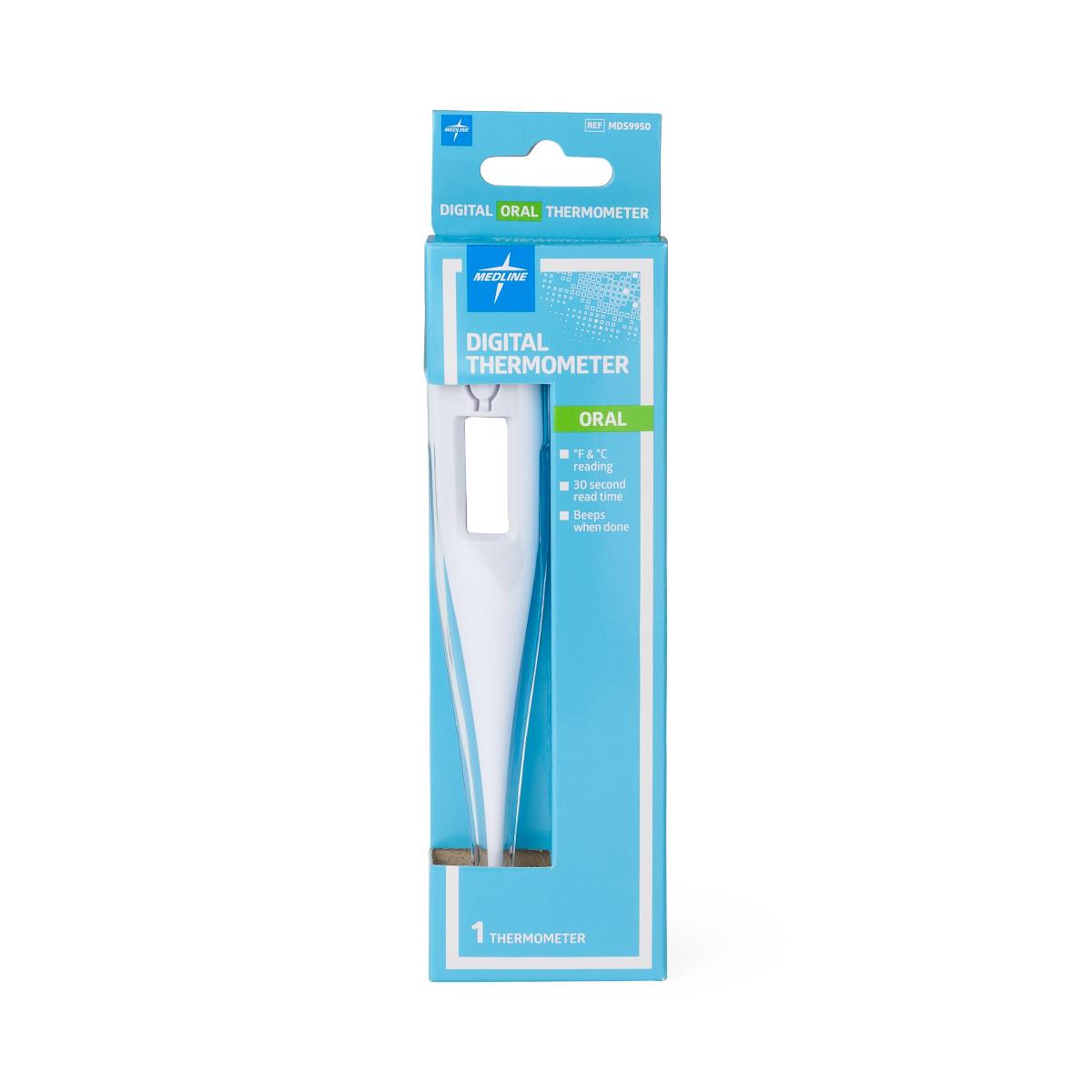 Medline 30-Second Oral Digital Stick Thermometers