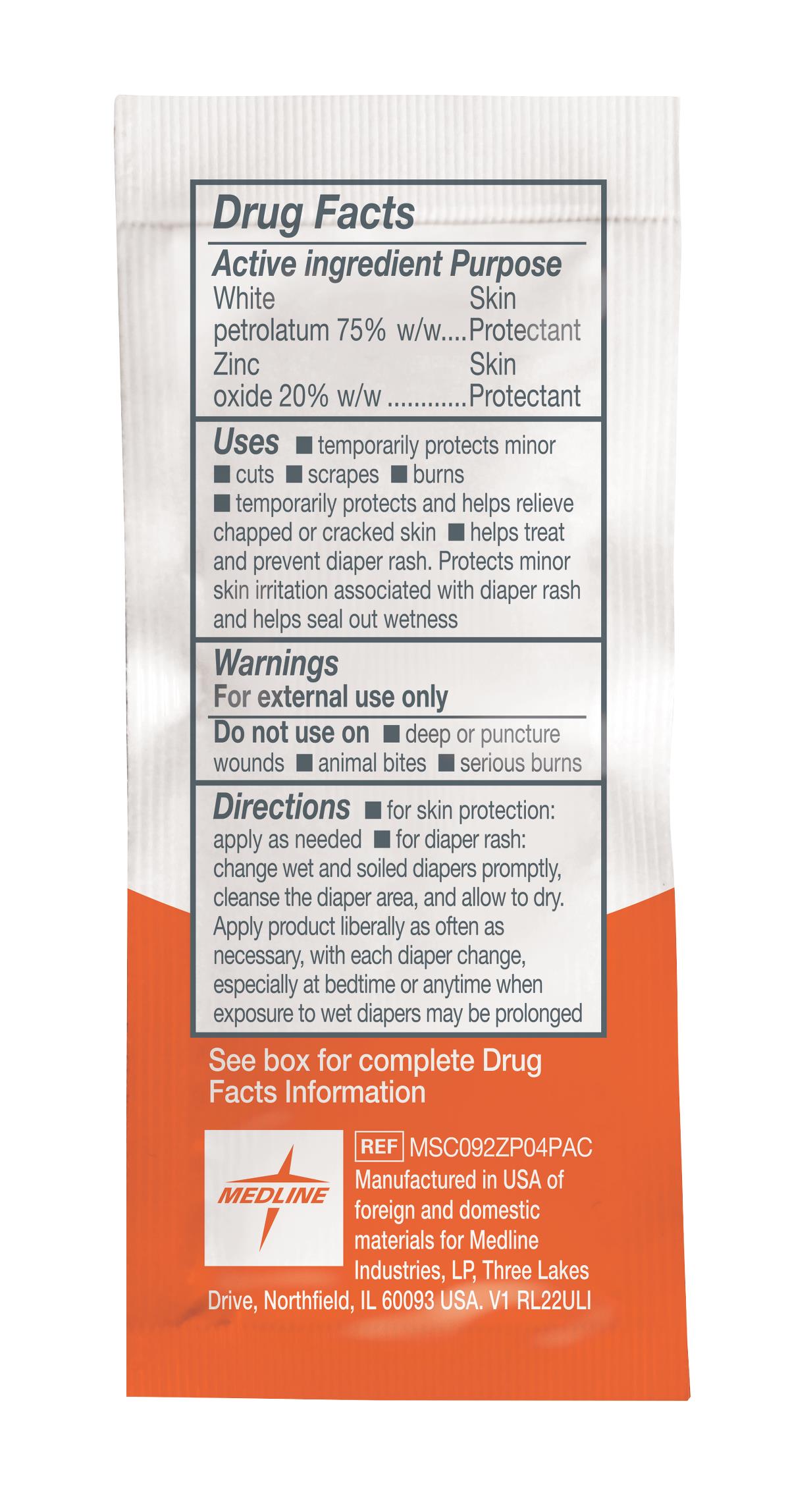Medline Remedy Essentials Zinc Oxide Paste - BeHope