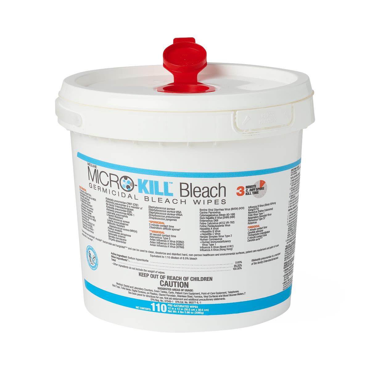 Micro-Kill Bleach Germicidal Bleach Wipes