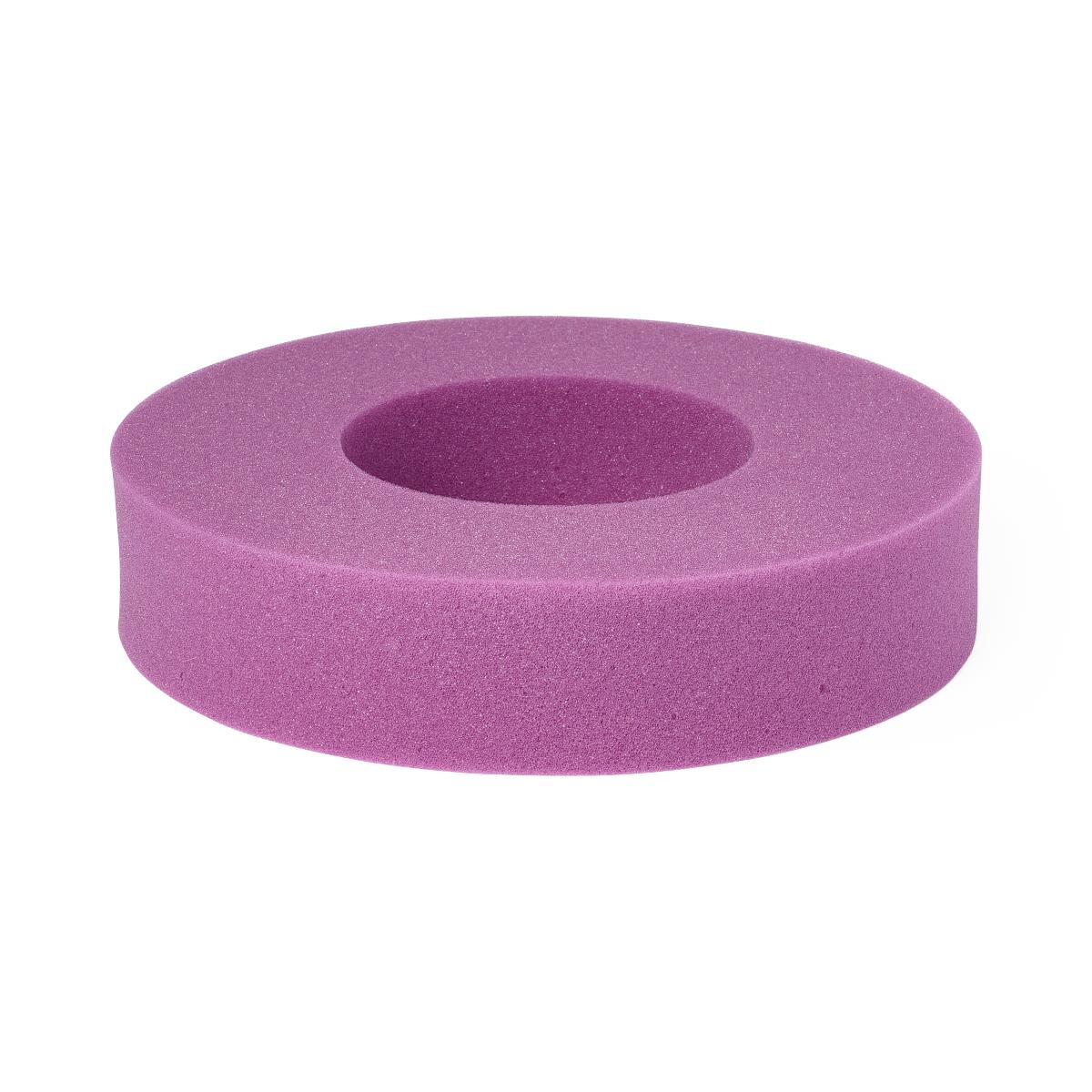 Foam ring head positioner, close-up showing texture and material.