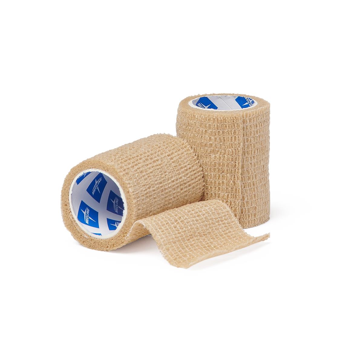 Medline Nonsterile Self-Adherent Wrap Short Rolls
