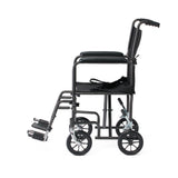Medline Basic Steel Transport Chairs with 8" Wheels