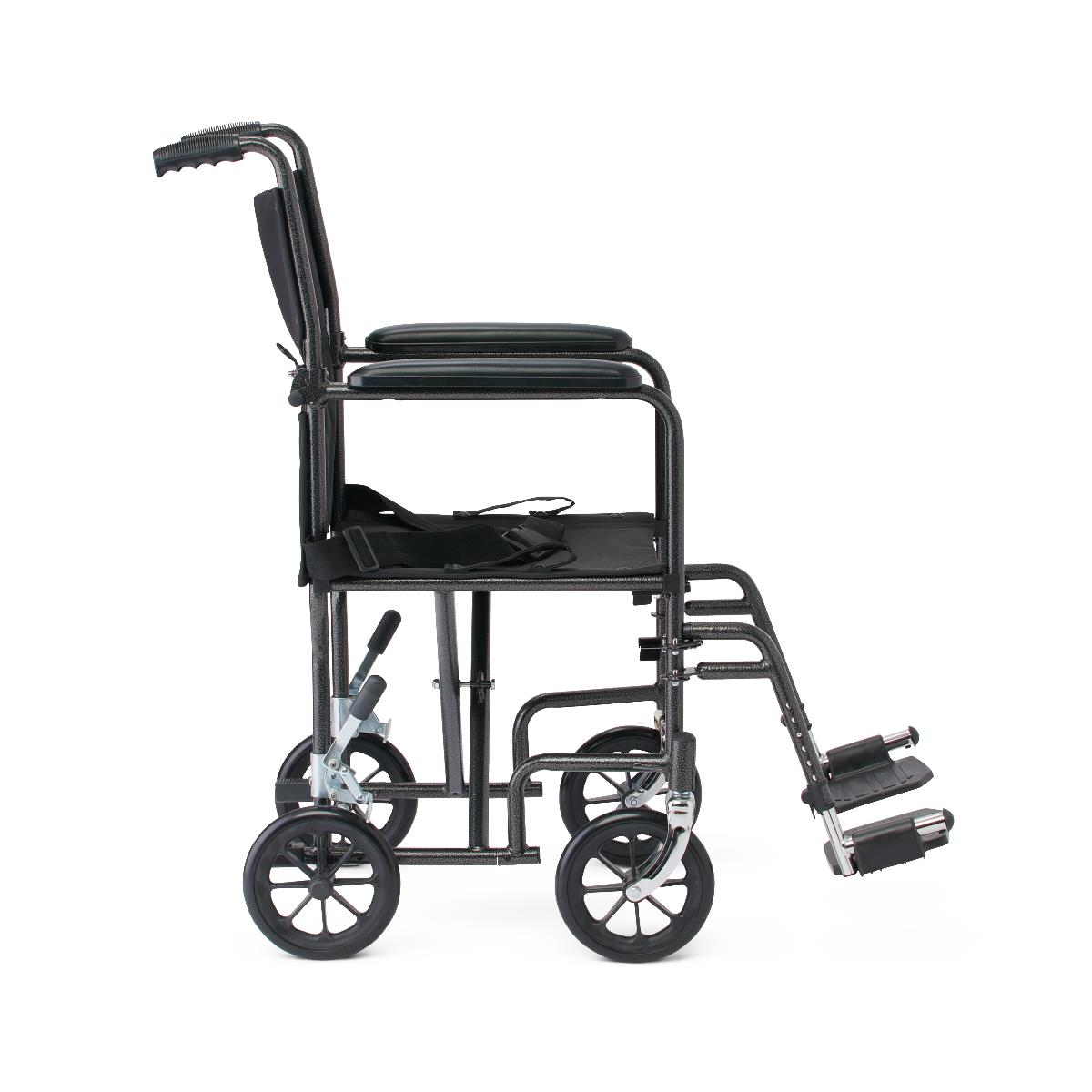Medline Basic Steel Transport Chairs with 8" Wheels