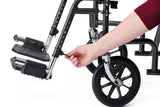 Medline Basic Steel Transport Chairs with 8" Wheels