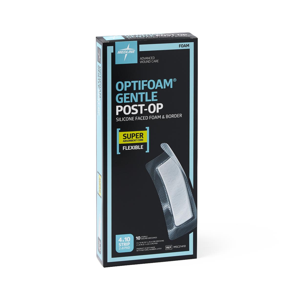 Optifoam Gentle Post-Op Foam Wound Dressings