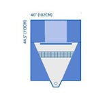 Medline Underbuttocks Drapes with Pouch and Port