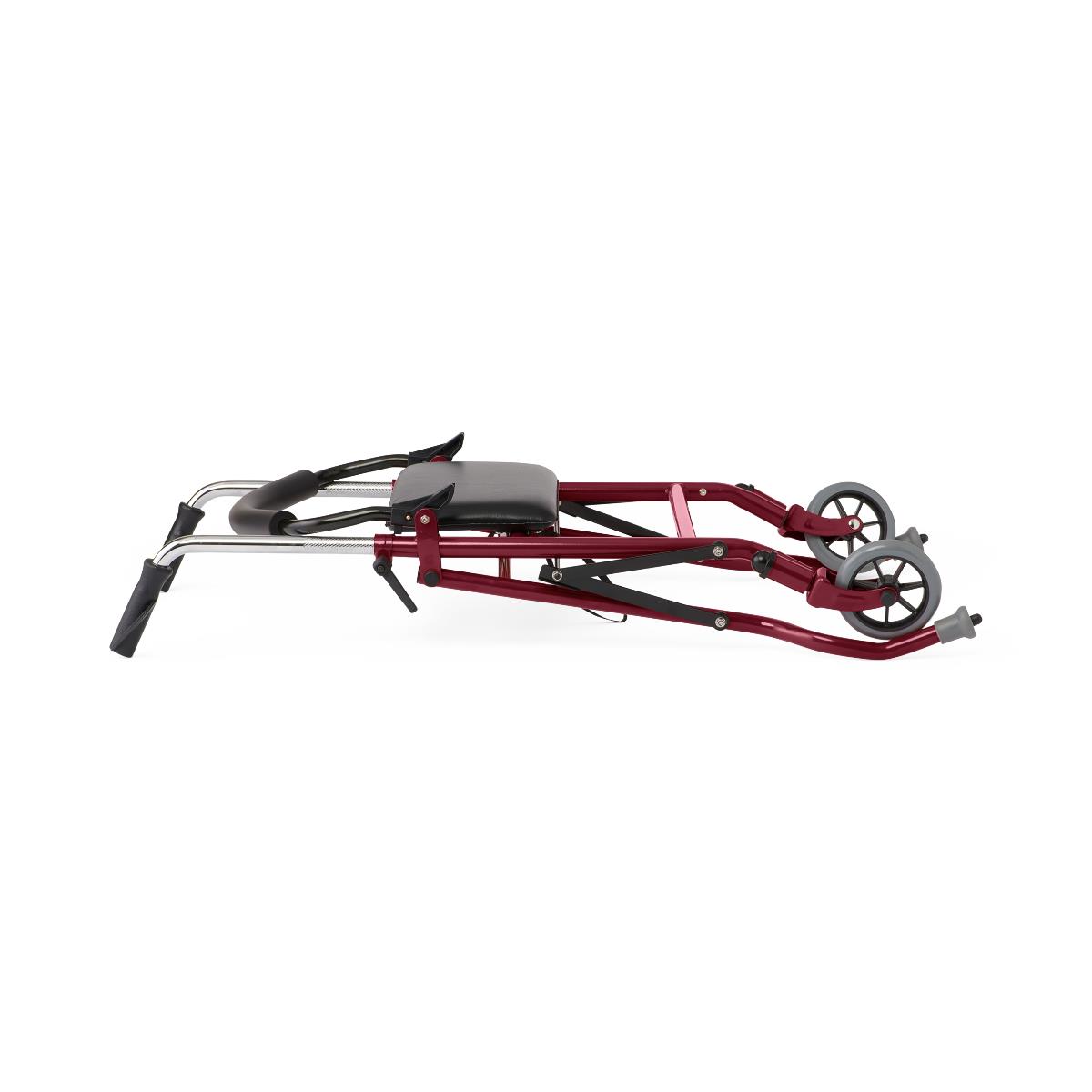 Medline 2-Wheel Steel Rollator with 5" Wheels