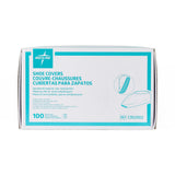 Medline Spunbonded Polypropylene Nonskid Shoe Covers