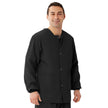 AngelStat Style 849 Unisex Snap-Front Warm-Up Scrub Jackets