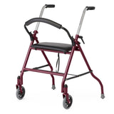 Medline 2-Wheel Steel Rollator with 5" Wheels