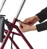 Medline 2-Wheel Steel Rollator with 5" Wheels
