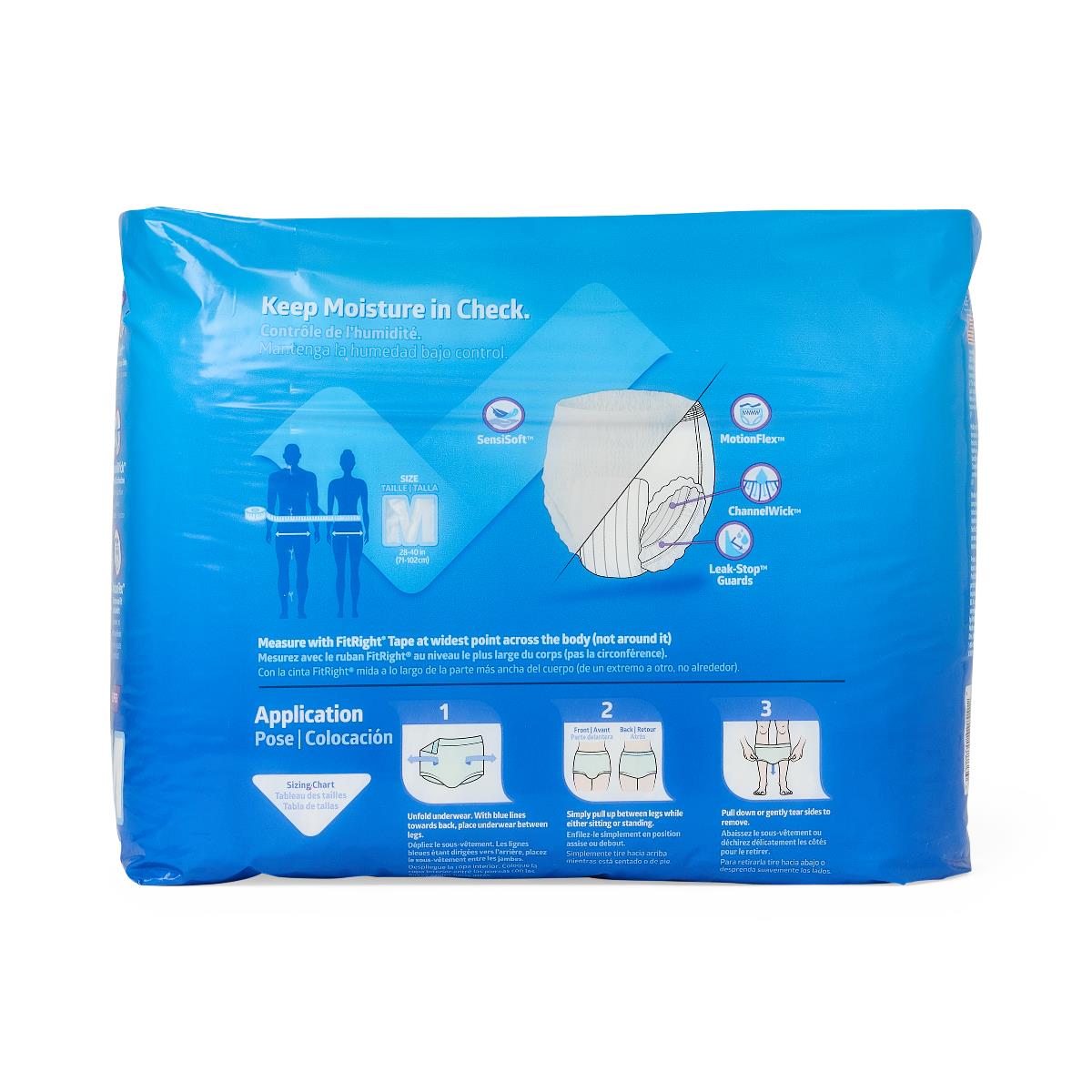 FitRight Super Protective Adult Incontinence Underwear