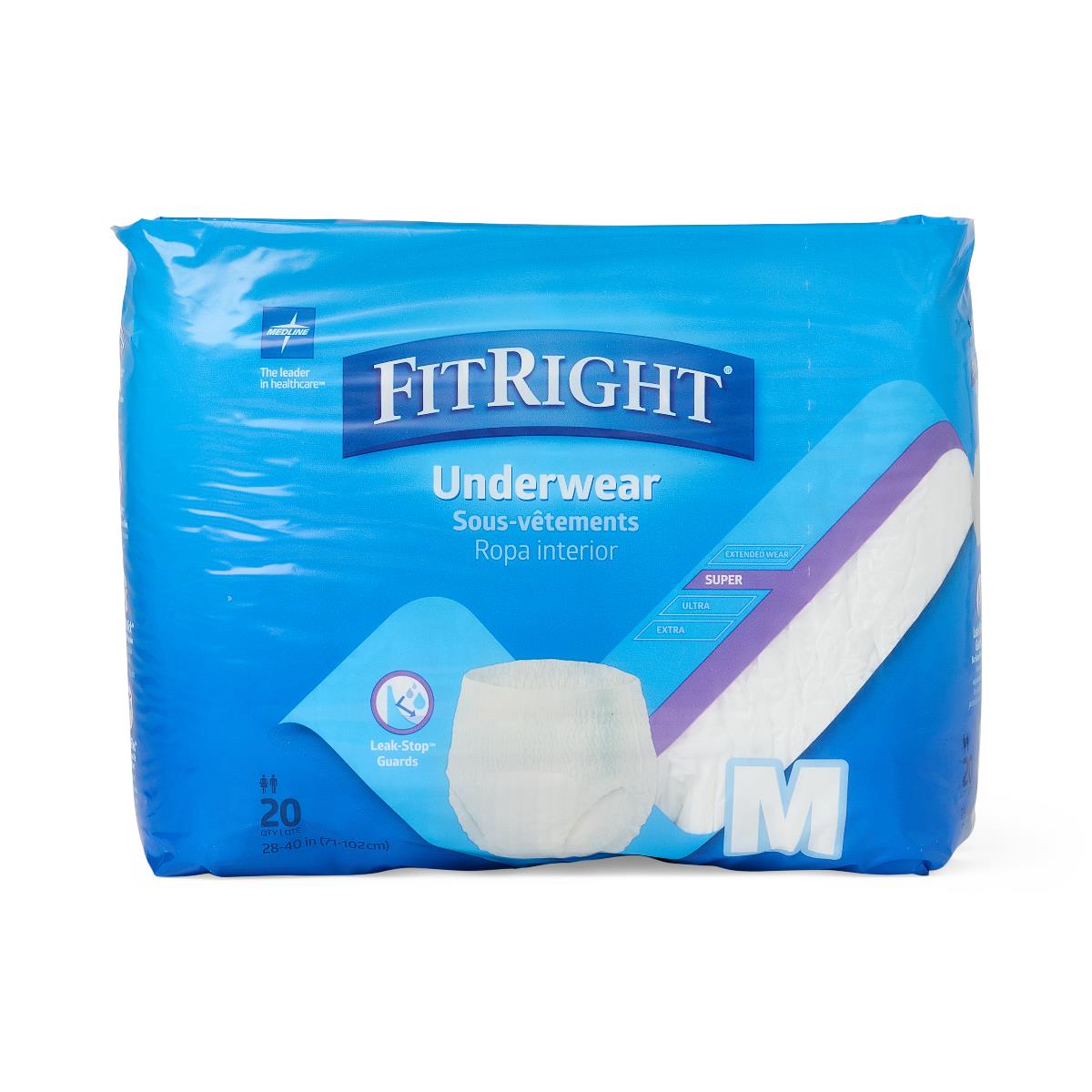 FitRight Super Protective Adult Incontinence Underwear