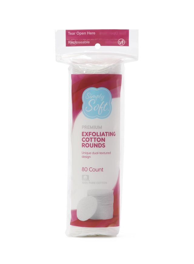 Simply Soft Exfoliating Cotton Rounds - BeHope