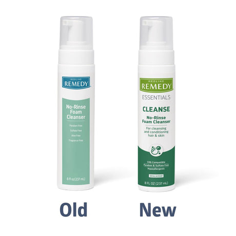 Medline Remedy Essentials No-rinse Foam Cleanser