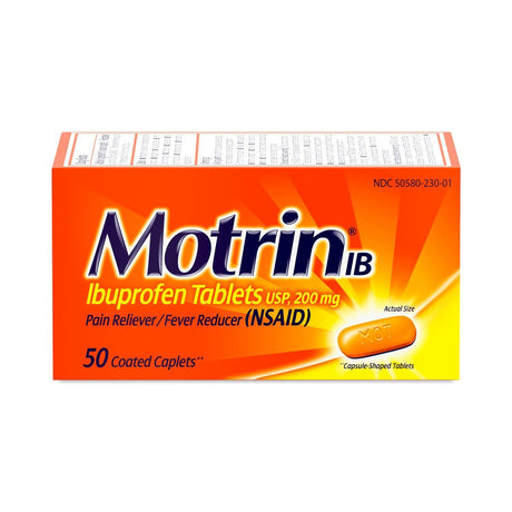 Motrin IB Ibuprofen Pain Reliever