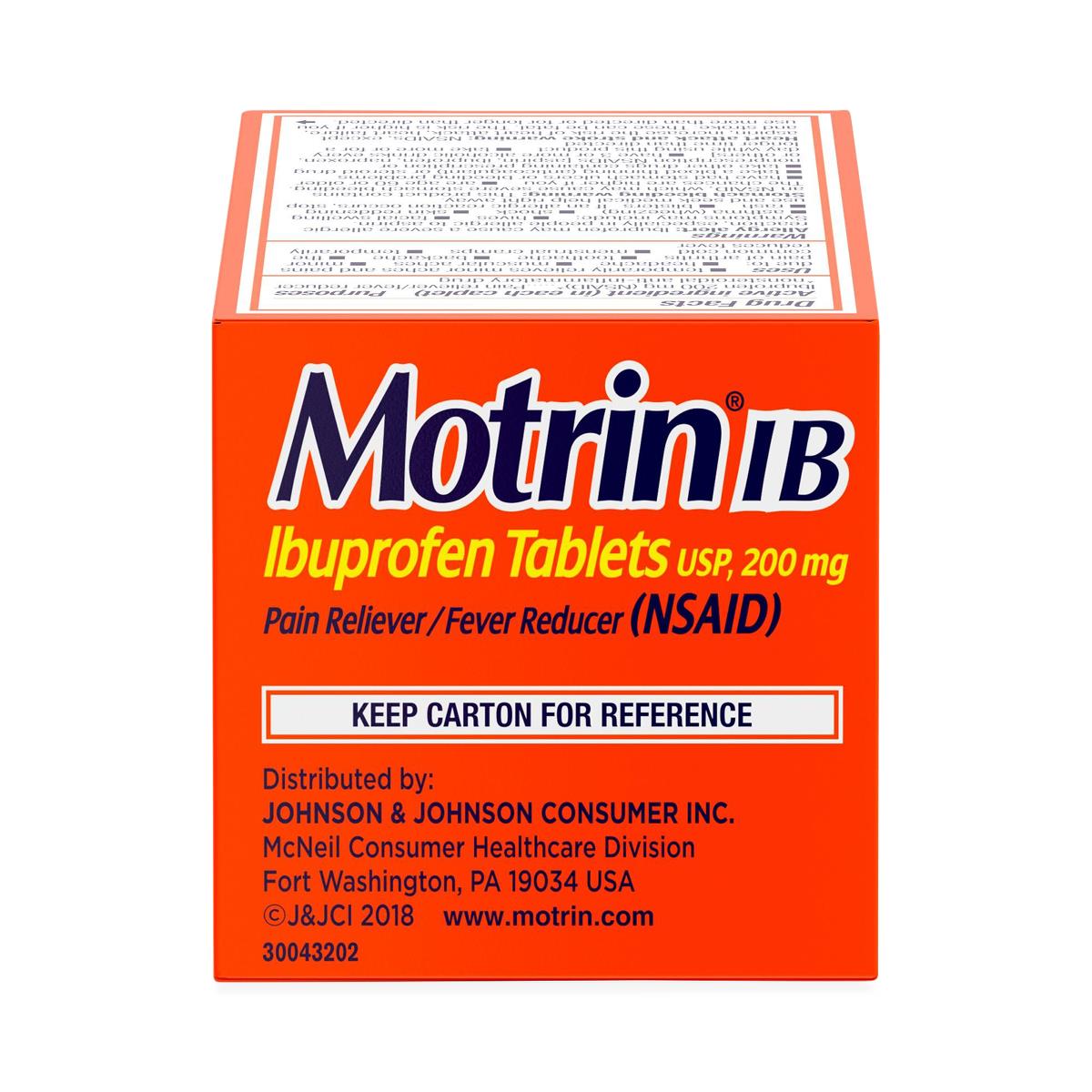 Motrin Ib Ibuprofen Pain Reliever - BeHope