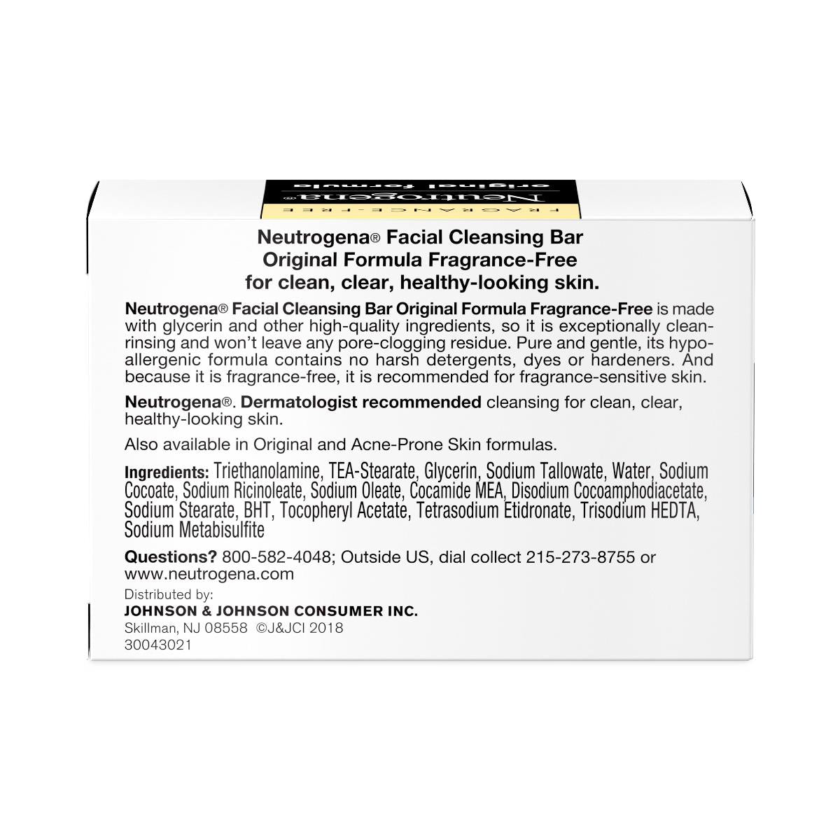 Neutrogena Facial Bar Soap
