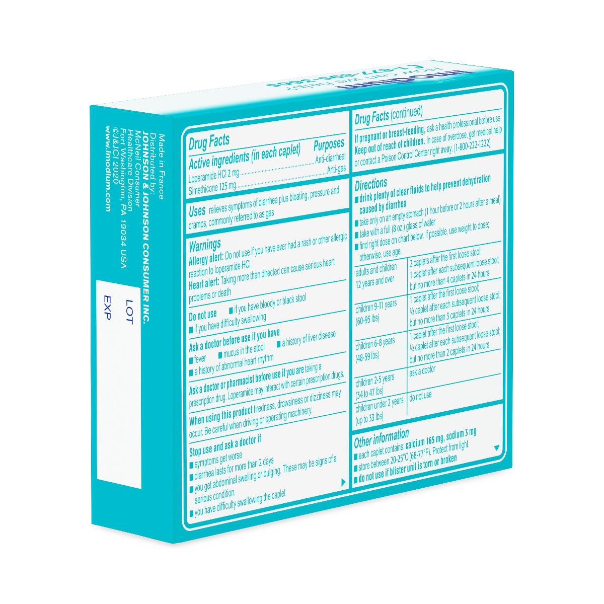 Imodium Multisymptom Relief Caplets - BeHope
