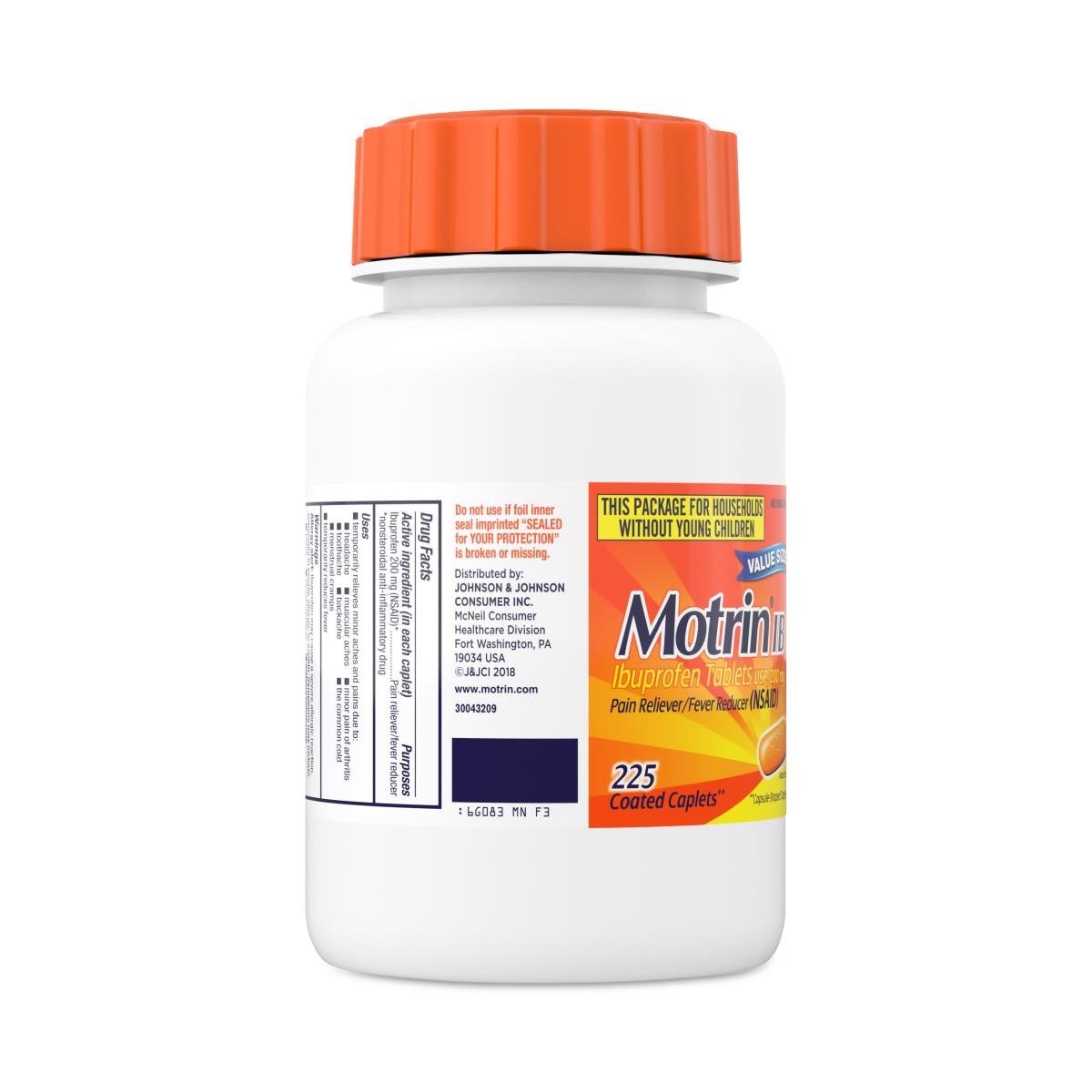 Motrin Pain Reliever And Fever Reducer Caplets - BeHope