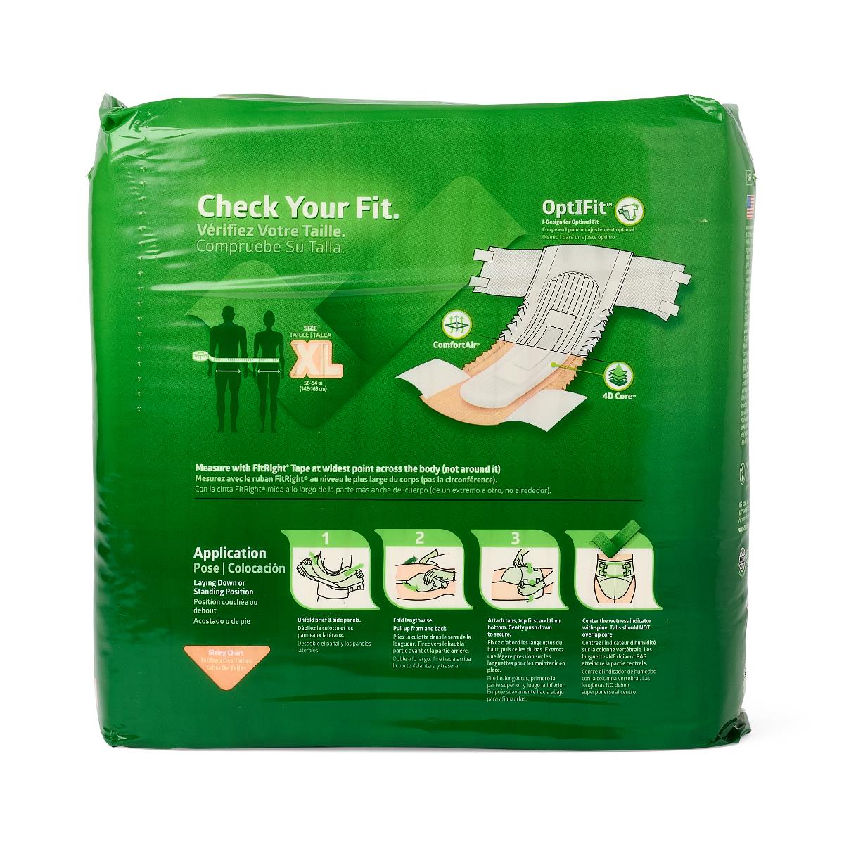 FitRight Extra Incontinence Briefs