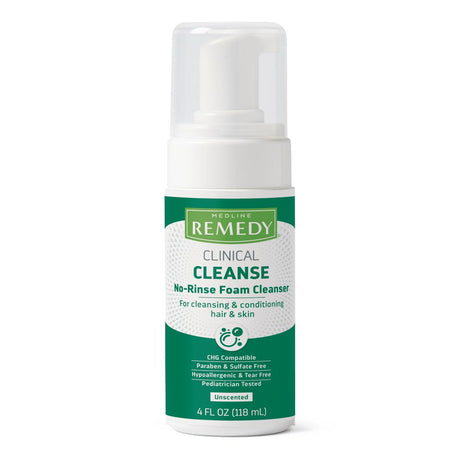 Medline Remedy Clinical No-rinse Foam Cleanser