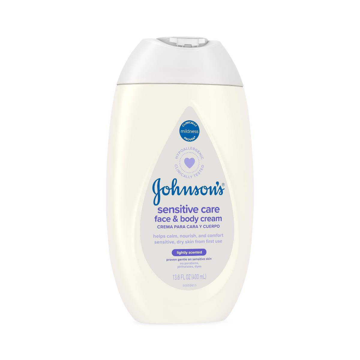 Johnson's Sensitive Care Face and Body Cream