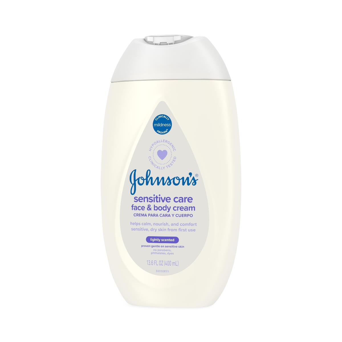Johnson's Sensitive Care Face and Body Cream