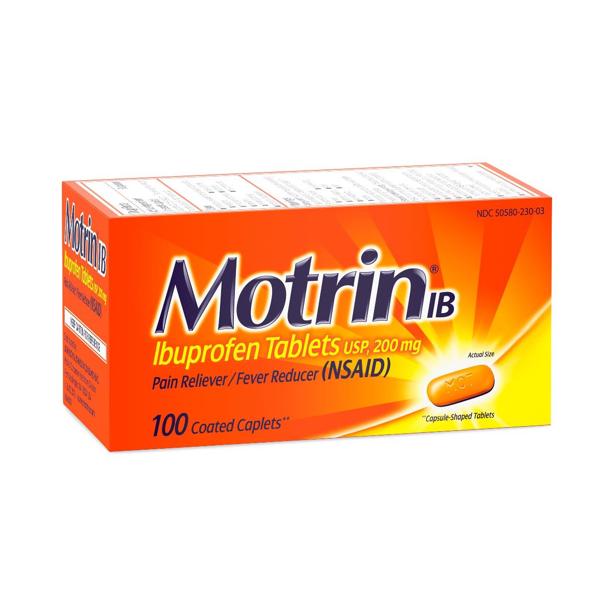 Motrin Ib Ibuprofen Pain Reliever - BeHope