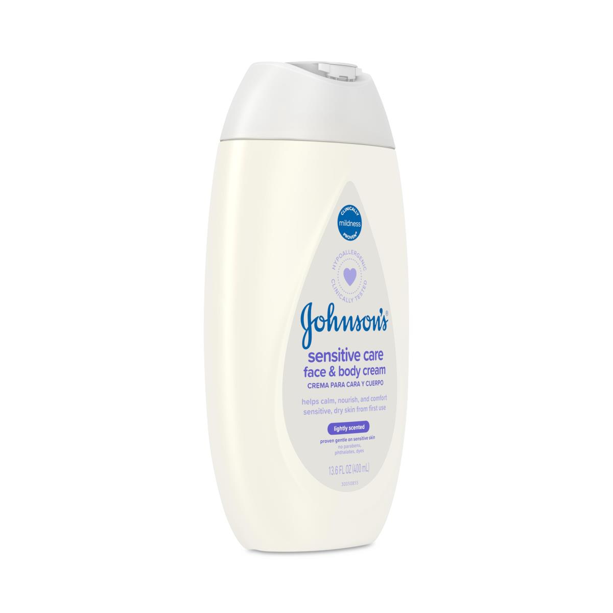 Johnson's Sensitive Care Face and Body Cream
