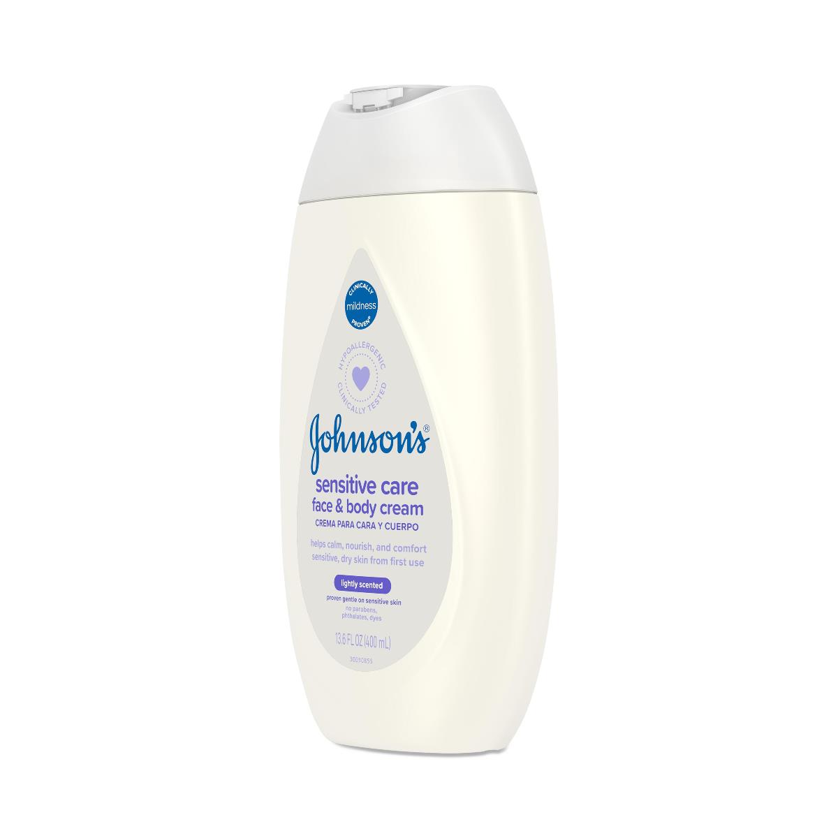 Johnson's Sensitive Care Face and Body Cream