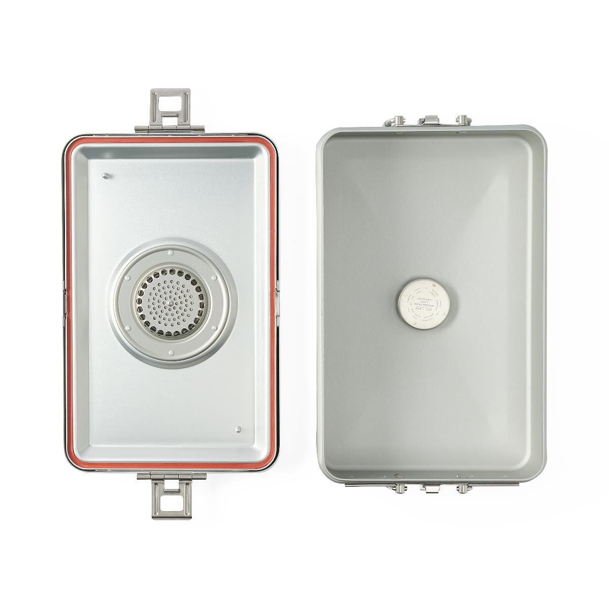 Steriset 3-Quarter Sterilization Containers with Drain and Lid
