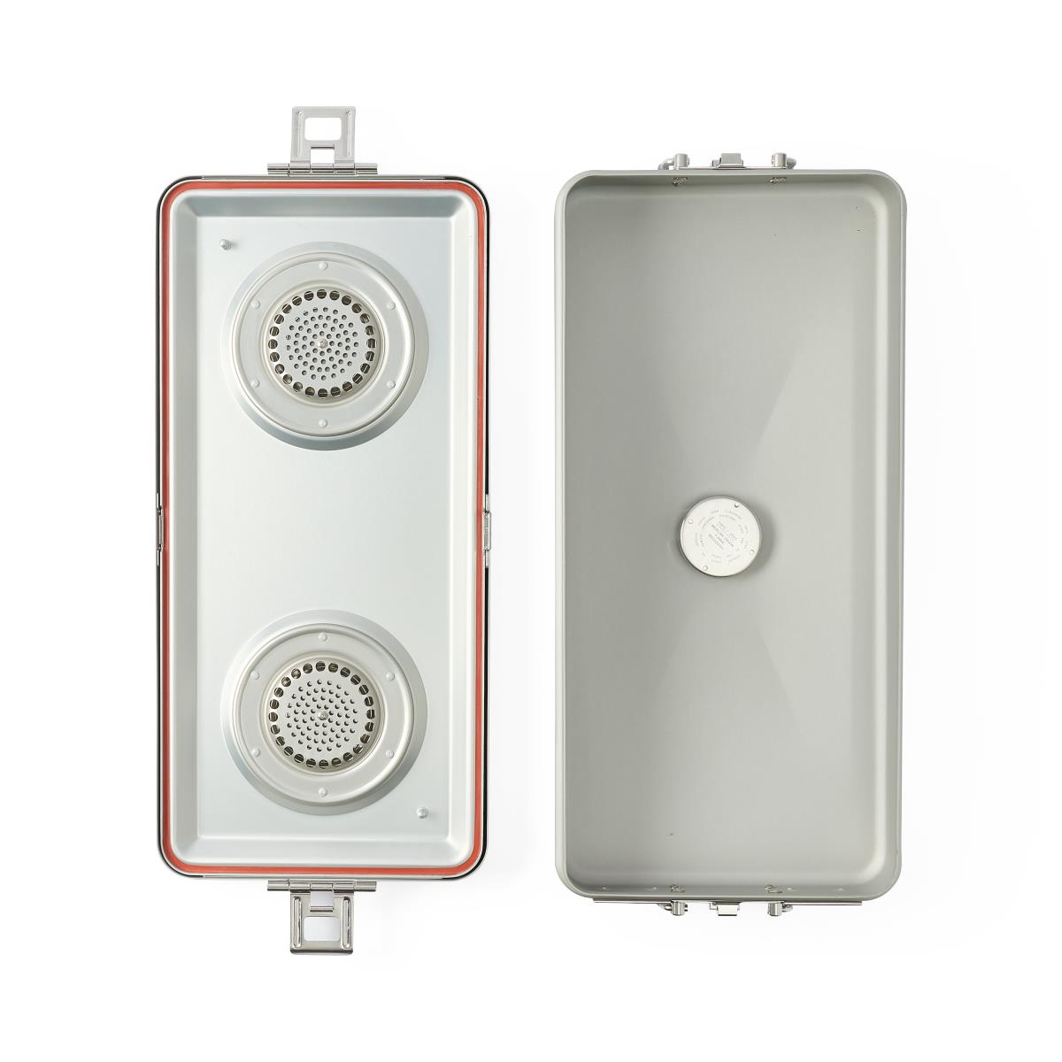 Steriset Full-Sized Sterilization Containers with Drain and Lid