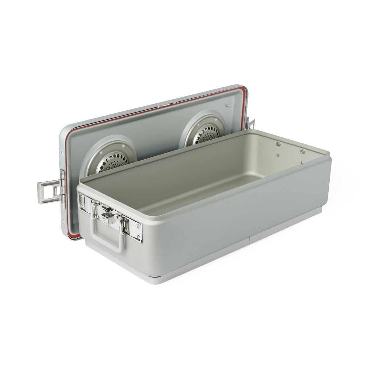 Steriset Full-Sized Sterilization Containers with Drain and Lid