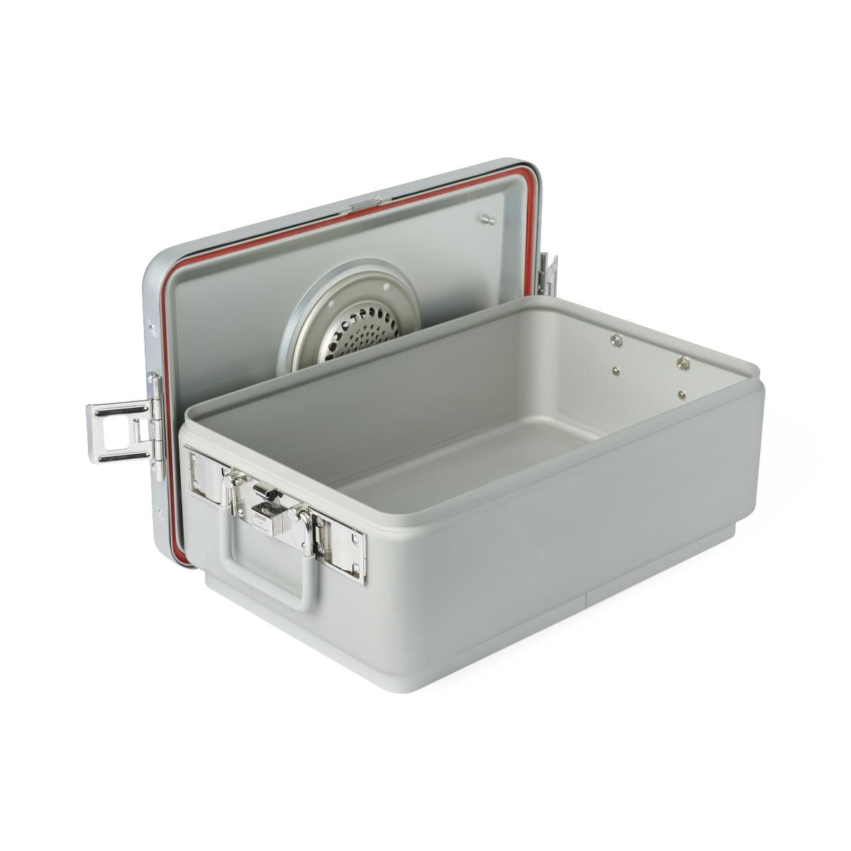 Steriset 3-Quarter Sterilization Containers with Drain and Lid