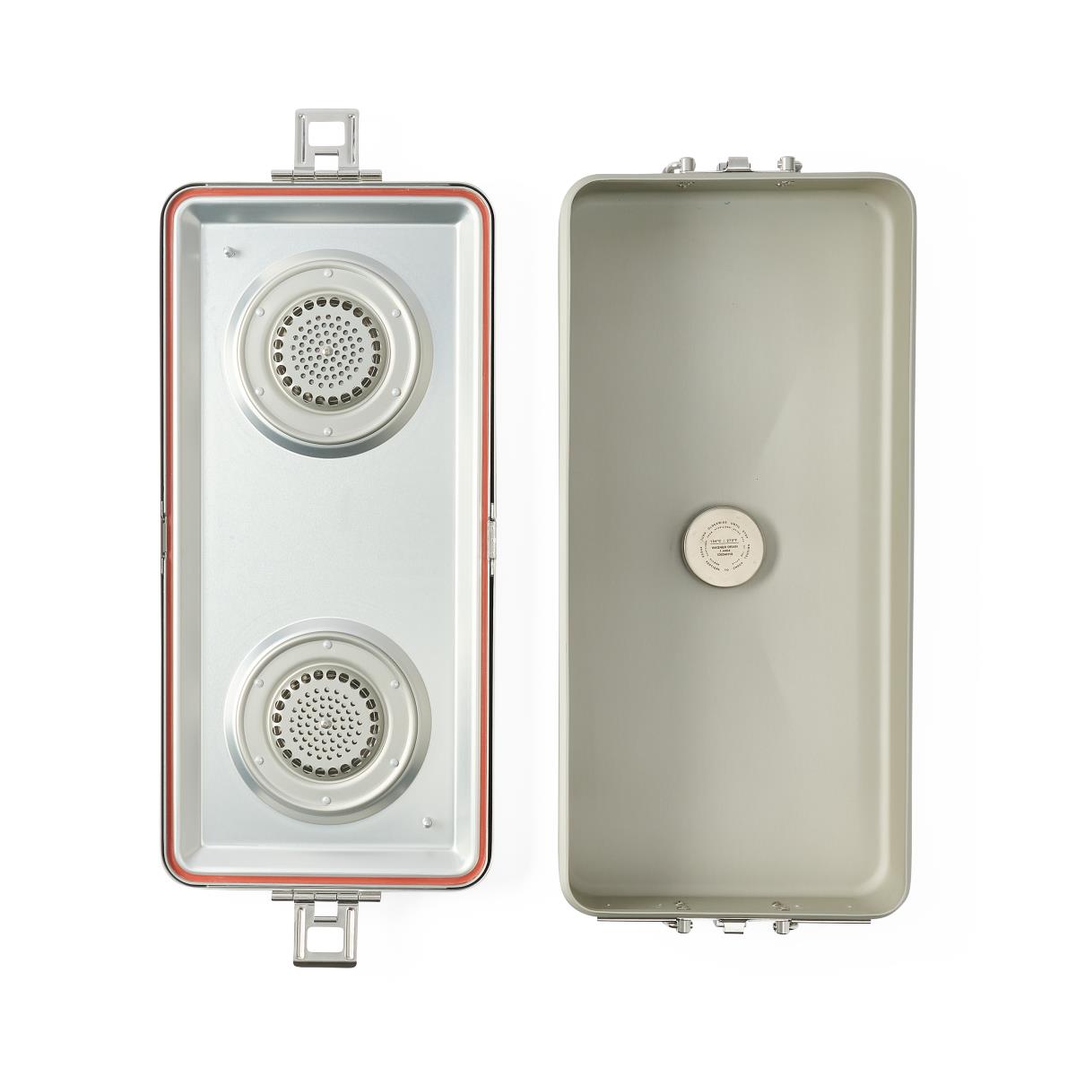 Steriset Full-Sized Sterilization Containers with Drain and Lid
