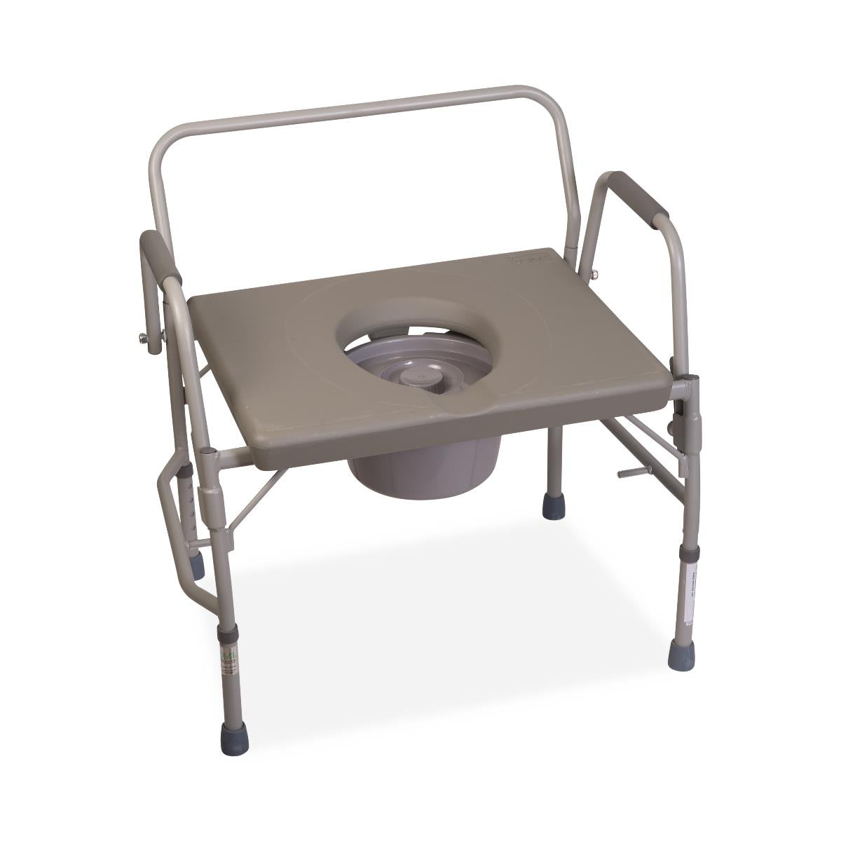 Extra-Wide Heavy-Duty Steel Commodes