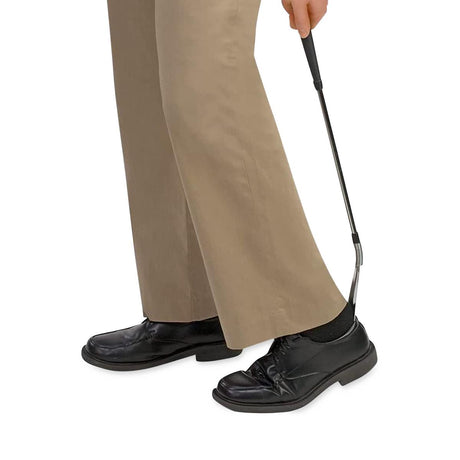 Long-Handled No-Bend Metal Shoehorns