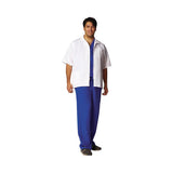 Medline Unisex Zip-Front 3-Pocket Smock Style Scrub Tops (Style 87005)