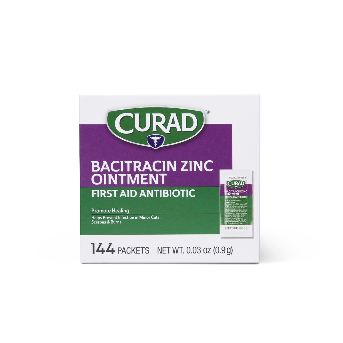 CURAD Bacitracin Antibiotic Ointments with Zinc