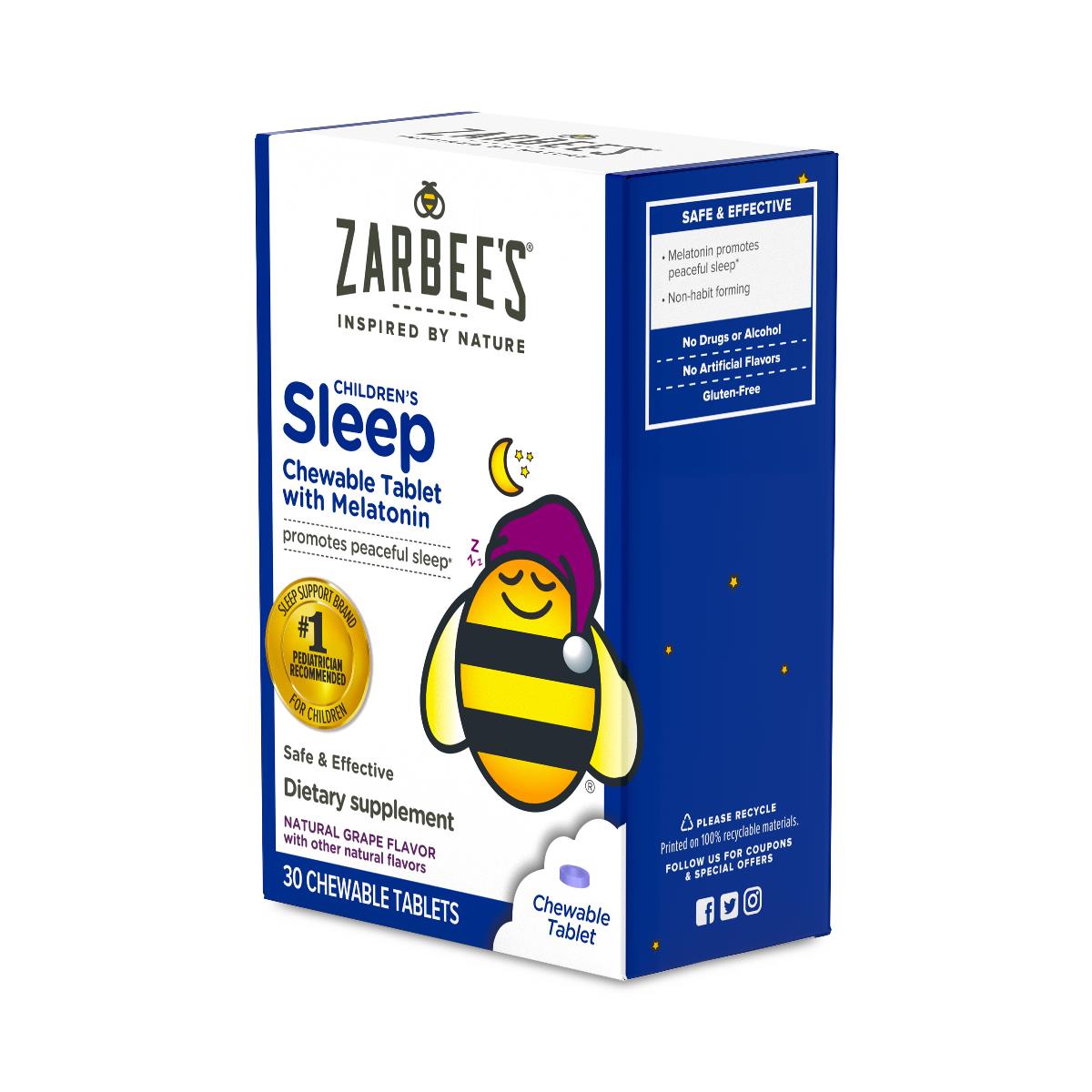Zarbwee's Chewable Melatonin Tablets - BeHope
