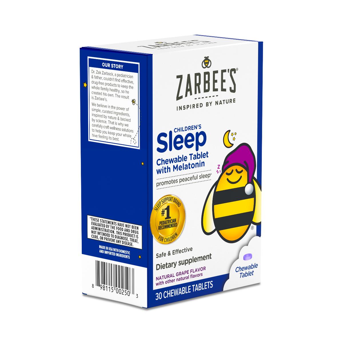 Zarbwee's Chewable Melatonin Tablets - BeHope