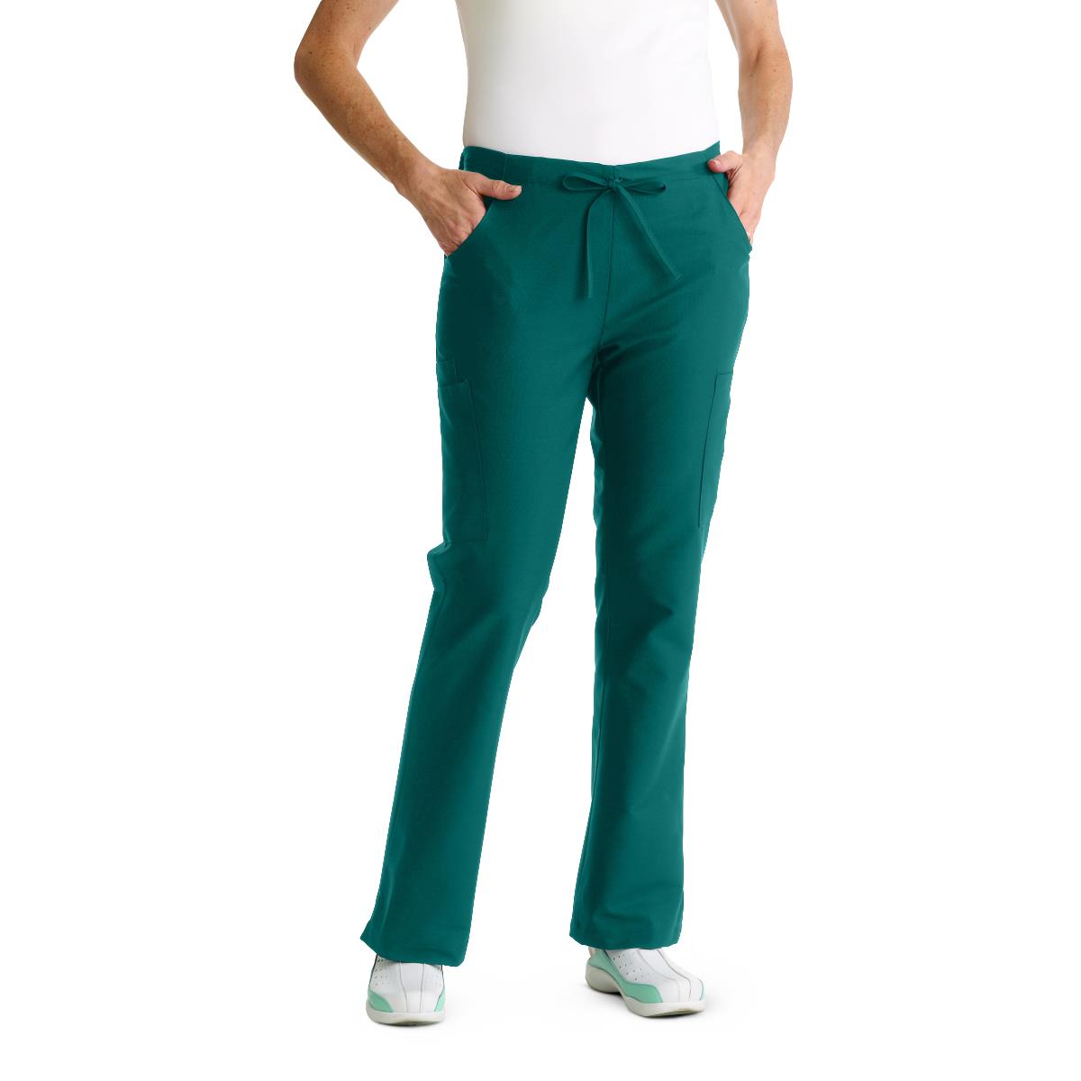ComfortEase® Women's Petite Cargo Scrub Pants (Style 8865)